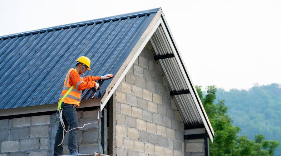 Professional metal roof installation in Dravosburg, PA